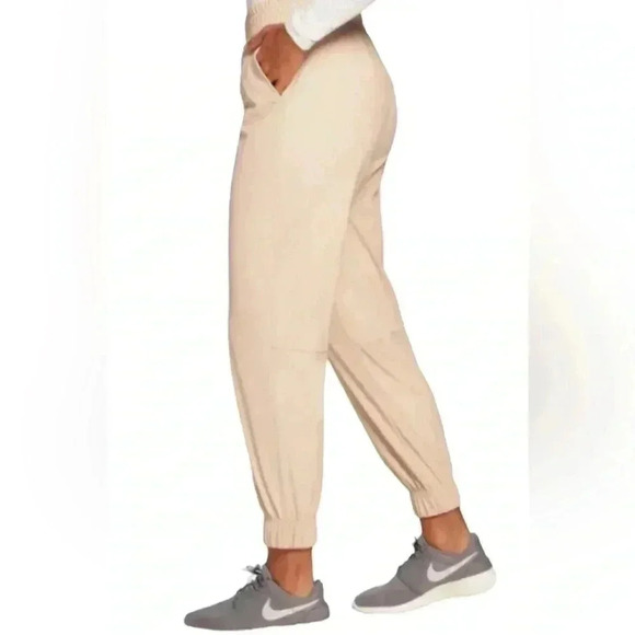 CALIA Women's Ath-Leather Jogger NEW Cream-Colored Faux Leather Size XL. - Picture 3 of 5